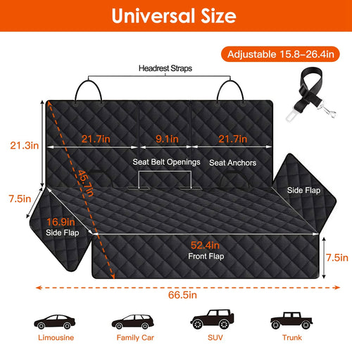 Dog Seat Protector – Easy-Clean, Waterproof, and Adventure-Ready