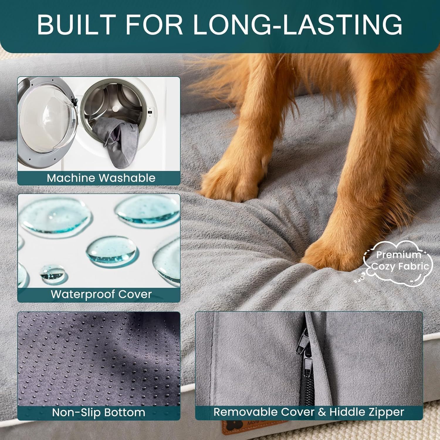 Orthopedic Dog Bed – XL Comfort for Sweet Dog Dreams