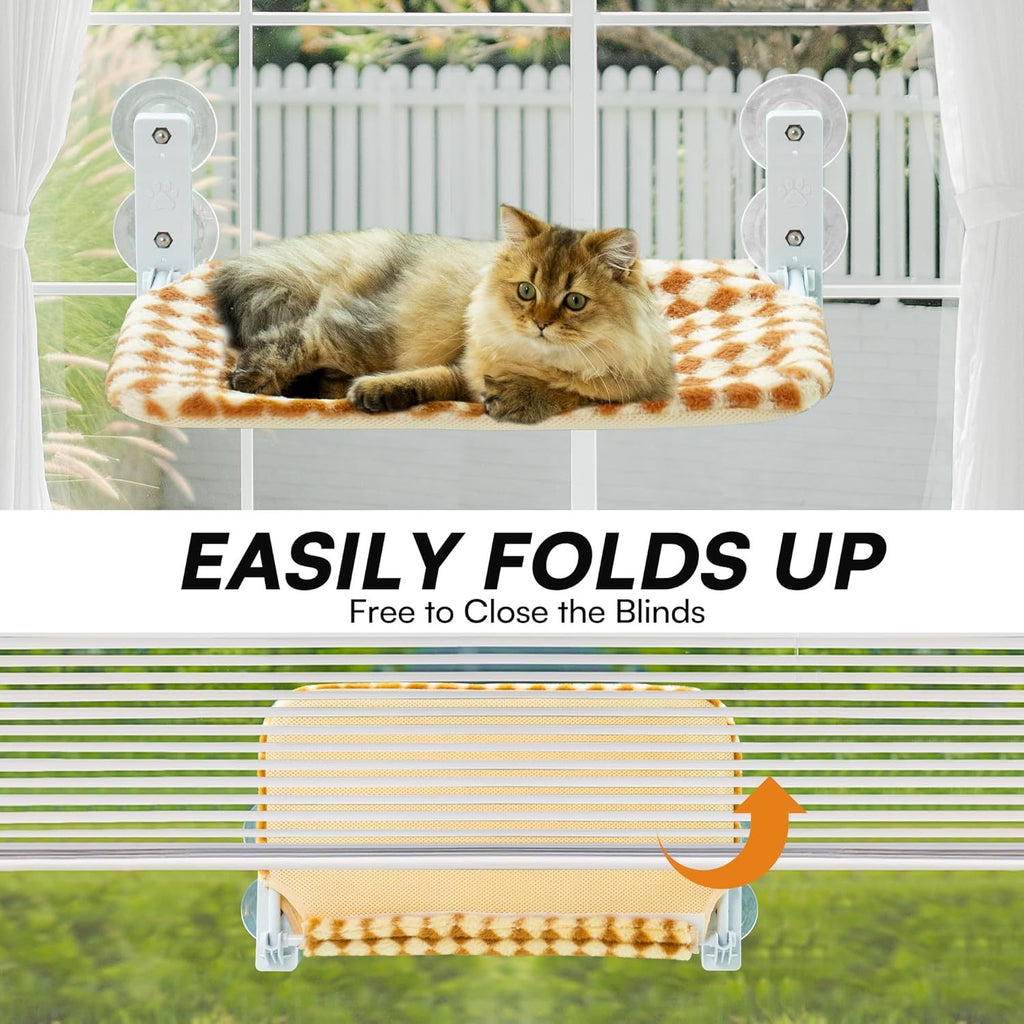 Cozy Cat Window Hammock – Sunny Spot for Lounging