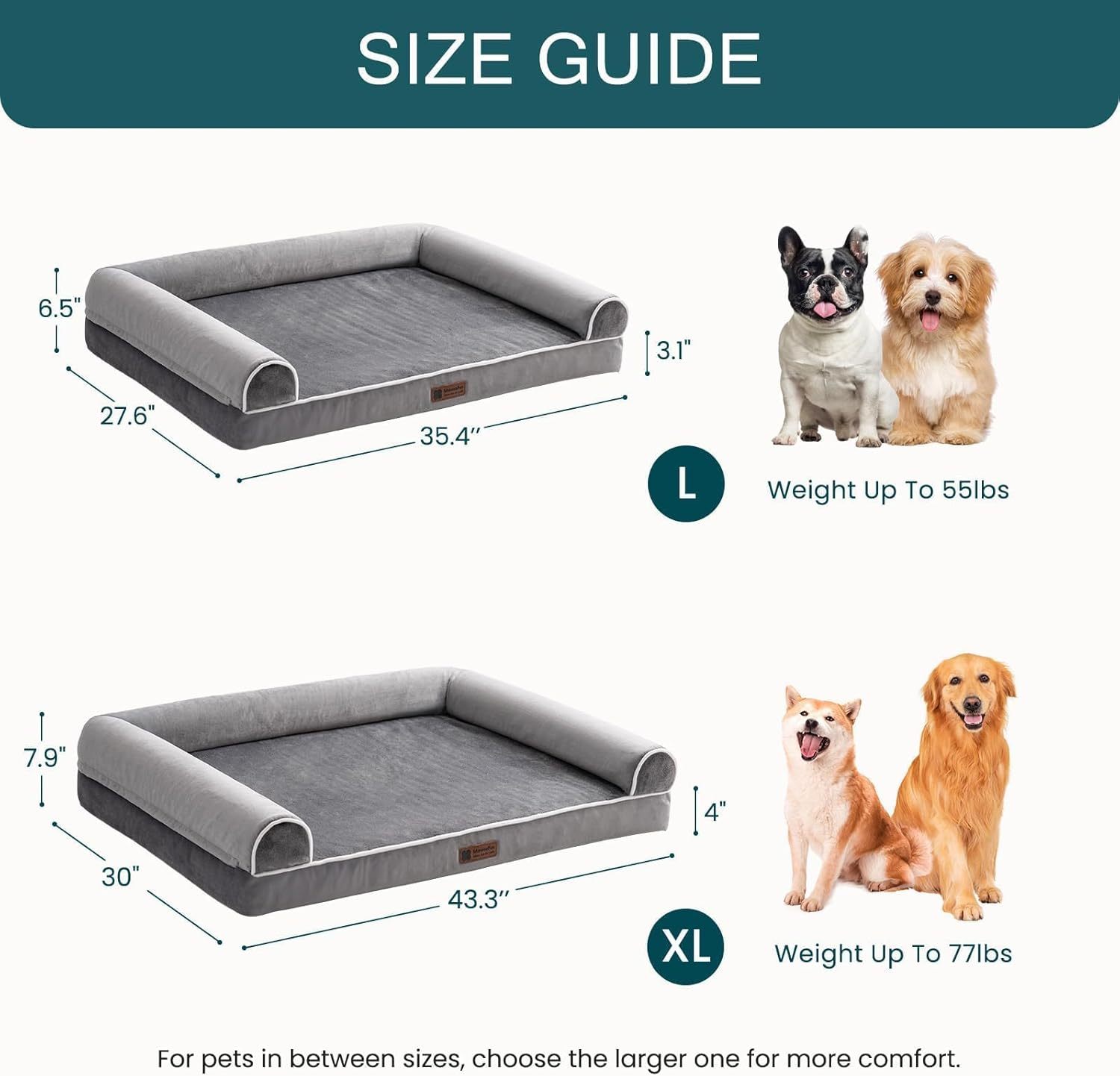 Orthopedic Dog Bed – XL Comfort for Sweet Dog Dreams